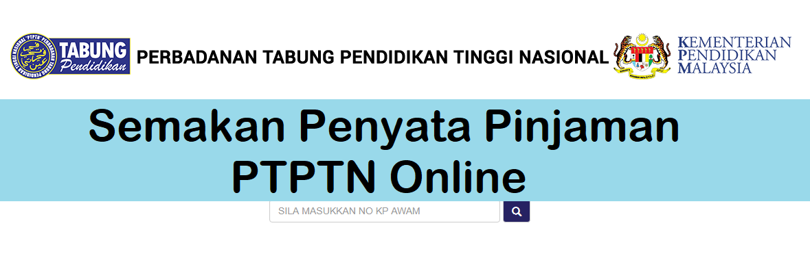 Semakan Penyata Pinjaman PTPTN Online  Kelajuan Cahaya