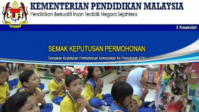 Semakan Permohonan Prasekolah 2021 - Kelajuan Cahaya