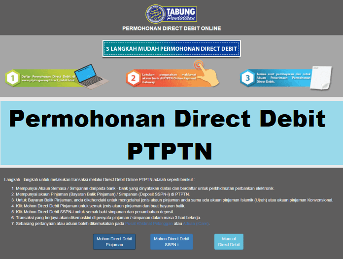 Ptptn Direct Debit Discount